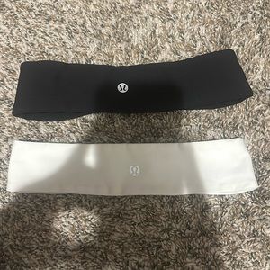 Two Lululemon Headbands